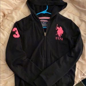 US Polo Assn Zip-Up Hoodie